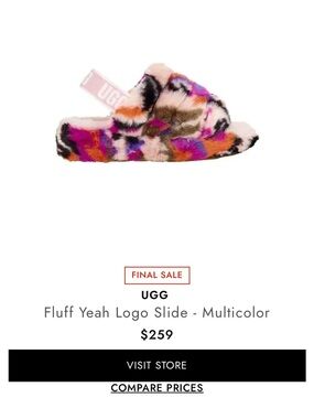 UGG Fluff Slide - multicolor